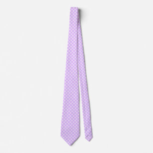 Mauve Classic Geometric Krawatte
