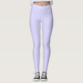 Mauve Cloud Pattern Sommer Leggings