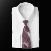 Mauve Crystal Agate | Dusty Rose Rosa Marmorstein Krawatte