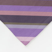 Mauve diagonale Streifen Fleecedecke (Ecke)