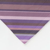 Mauve diagonale Streifen Fleecedecke (Ecke)