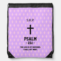 Mauve Diamonds Pattern Bible Verse Christlich