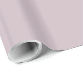 Mauve Finery Lila Solid Color Geschenkpapier (Rolleneckpunkt)