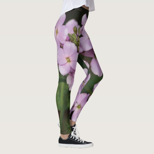 Mauve Floral Plhox Leggings (Rechts)