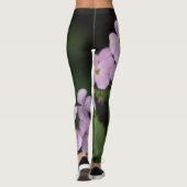 Mauve Floral Plhox Leggings (Rückseite)