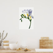 Mauve Freesias Print Poster (Küche)
