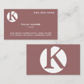 Mauve für das benutzerdefinierte Logo Visitenkarte (Vorne/Hinten)