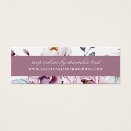 Mauve Garden Floral Wedding Website UAWG