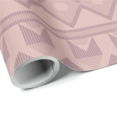 Mauve Geo Geschenkpapier (Rolleneckpunkt)