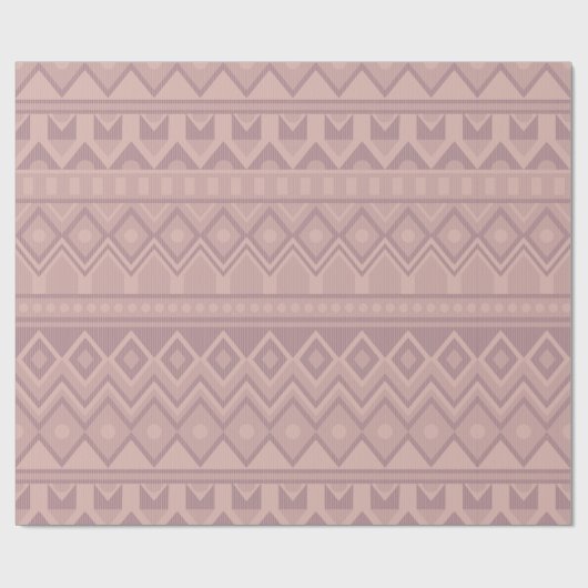 Mauve Geo Geschenkpapier (Flach)