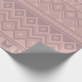 Mauve Geo Geschenkpapier (Ecke)