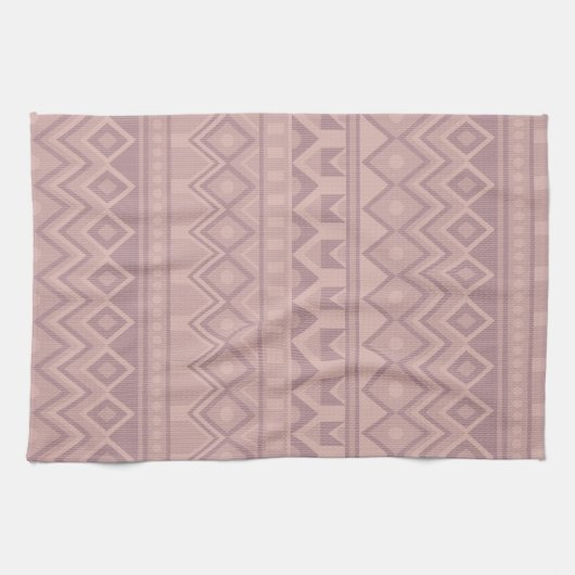 Mauve Geo Kitchen Handtuch (Horizontal)