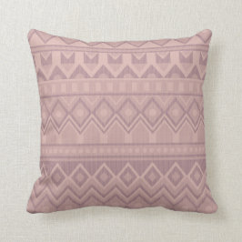 Mauve Geo Throw Kissen