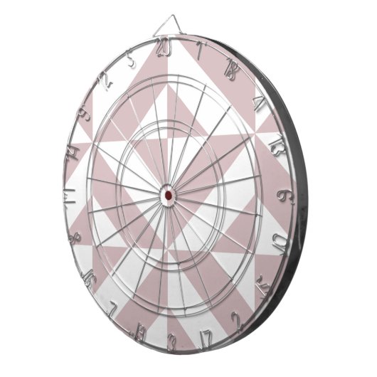 Mauve Geometric Deko Cube Pattern Dartscheibe (Vorderseite rechts)