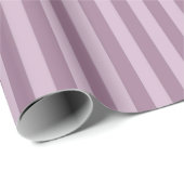 Mauve gestreiftes Muster Geschenkpapier (Rolleneckpunkt)