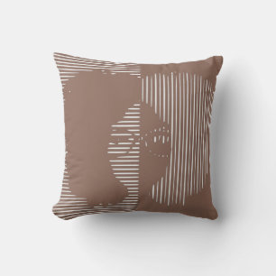 Mauve Girl mit Brille und einem großen Afro Kissen