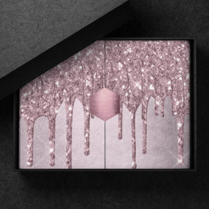 Mauve-Glitzer   Dusty Pink Melt Shimmer Seidenpapier