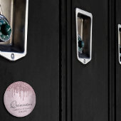 Mauve-Glitzer | Dusty Pink Quinceanera Magnet