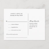 Mauve Greenery Song Request UAWG Postcard Einladungspostkarte (Rückseite)