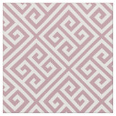 Mauve Griechisches Schlüsselmuster Stoff (Nahaufnahme)