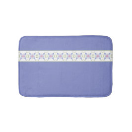 Mauve Grün Weiß und Rosa hervorgehoben Badematte