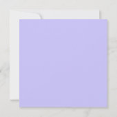 Mauve Hydrangea Einladung zur Hochzeit (Rückseite)