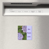 Mauve Hydrangeas Magnet (In Situ (Geschirrspüler))