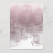 Mauve ID774 (Menü "Aquarellbilder") Menükarte (Rückseite)