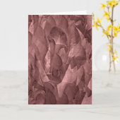 Mauve Iris Blume Schönheit Denken Sie an Sie Karte (Gelbe Blume)