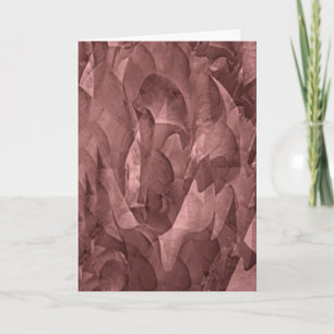 Mauve Iris Blume Schönheit Denken Sie an Sie Karte