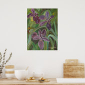 Mauve LA Iris Poster (Küche)