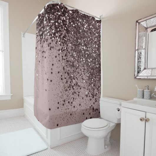 Mauve Lady Glitzer #4 (Imitate Glitzer) Duschvorhang (Beispiel)