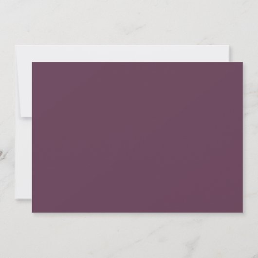 Mauve Layered Geometric Dark Lila Save the Date Einladung (Rückseite)