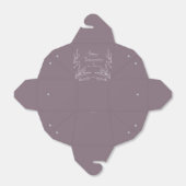 Mauve Leaf Motif Happy Thanksgiving Geschenkschachtel (Ungefaltet)