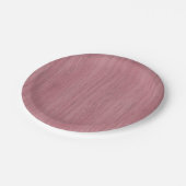 Mauve Lila Bamboo-Holzkörner-Look Pappteller (Schrägansicht)