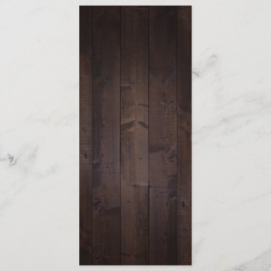 Mauve lila & maulbeerblumengeschmückte Hochzeit au Menükarte (Rückseite)