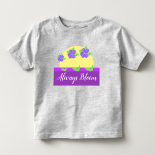 Mauve Lila und gelb Kleinkind T-shirt