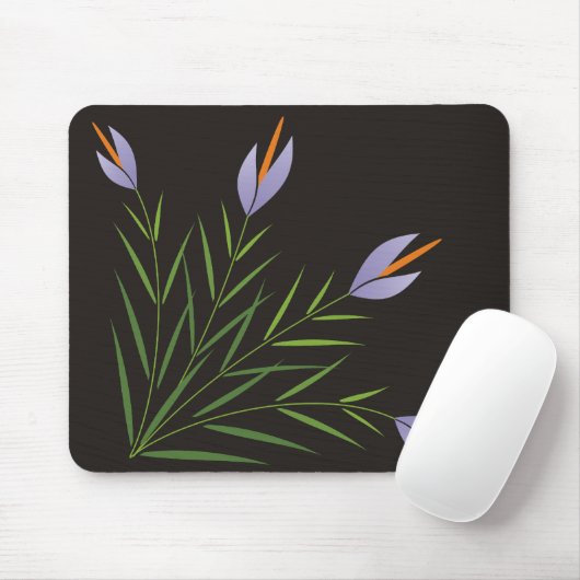 Mauve lily Mousepad (Mit Mouse)