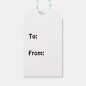 Mauve Lotus Blume Design Geschenkanhänger (Rückseite)