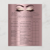 Mauve Mauve: Eyelash Extension Liability Waiver Ro Flyer (Vorne)