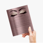 Mauve Mauve: Eyelash Extension Liability Waiver Ro Flyer<br><div class="desc">Blumendesign</div>