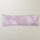 Mauve Minimal geometrische Textur Seitenschläferkissen (Vorderseite)