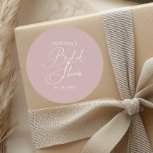 Mauve Minimalistisch Calligrafy Brautparty