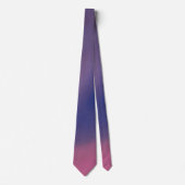 „Mauve Mirage Flow“ – Abstrakte Pink Blaue Pfirsic Krawatte (Vorderseite)