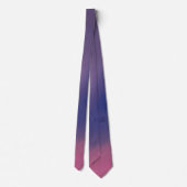 „Mauve Mirage Flow“ – Abstrakte Pink Blaue Pfirsic Krawatte (Rückseite)