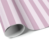 Mauve Mist klassisches gestreiftes Muster Geschenkpapier (Rolleneckpunkt)