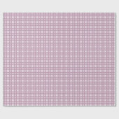 Mauve Mist Rastermuster Geschenkpapier (Flach)