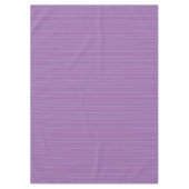Mauve mit kleiner Pinstrip-Designtablette Tischdecke (Vorderseite)