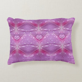 Mauve mit rosa dekokissen