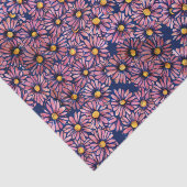 Mauve Moody Daisies Seidenpapier (Ausschnitt)